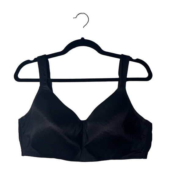 Cacique Full Coverage Underwire Support Lined Lane Bryant Black Bra size 40D - Picture 3 of 11